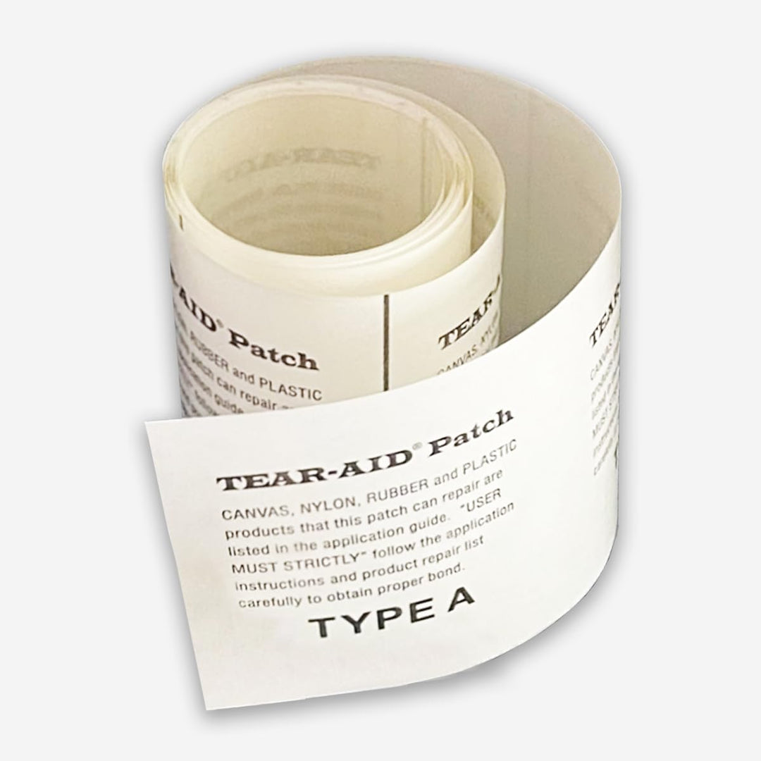 Tear Aid Selbstklebender Reparatur-Flicken Typ A für Zelte, Drachen, Gummiboote, Segel, Stoffe 75mm
