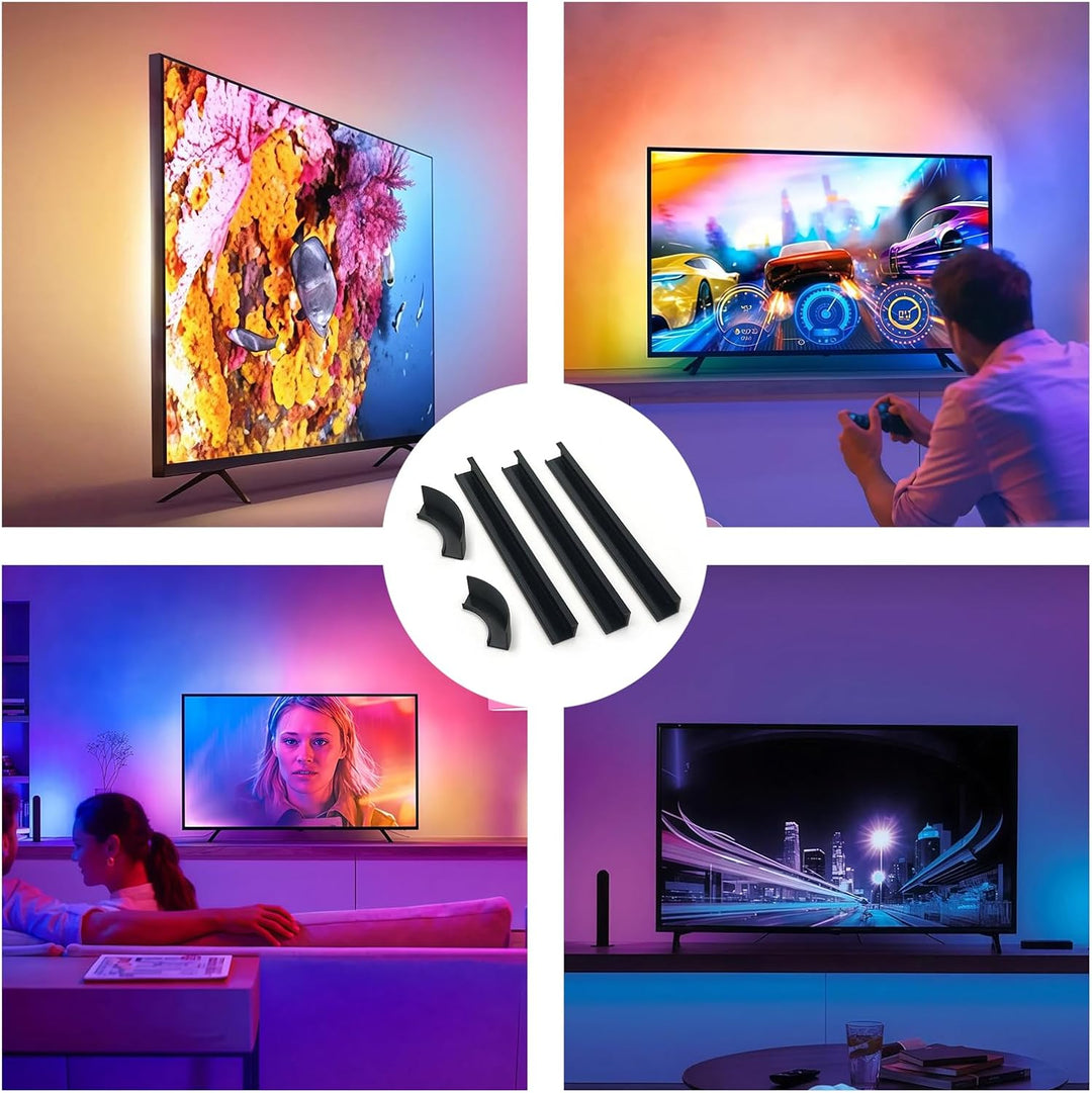Halterung für Philips Hue TV Lightstrip - Gradient Lightstrip Verbinder für Philips Hue Play, Eckver