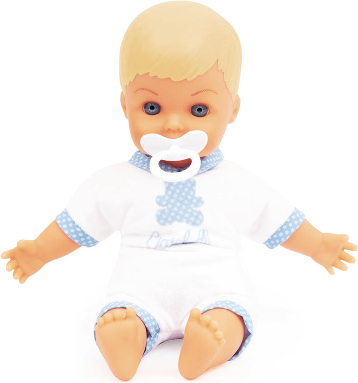 Cicciobello My Love – Die Flauschige Puppe passt den Kleinen mit weissem Kleid, Höhe 24 cm, für Kind