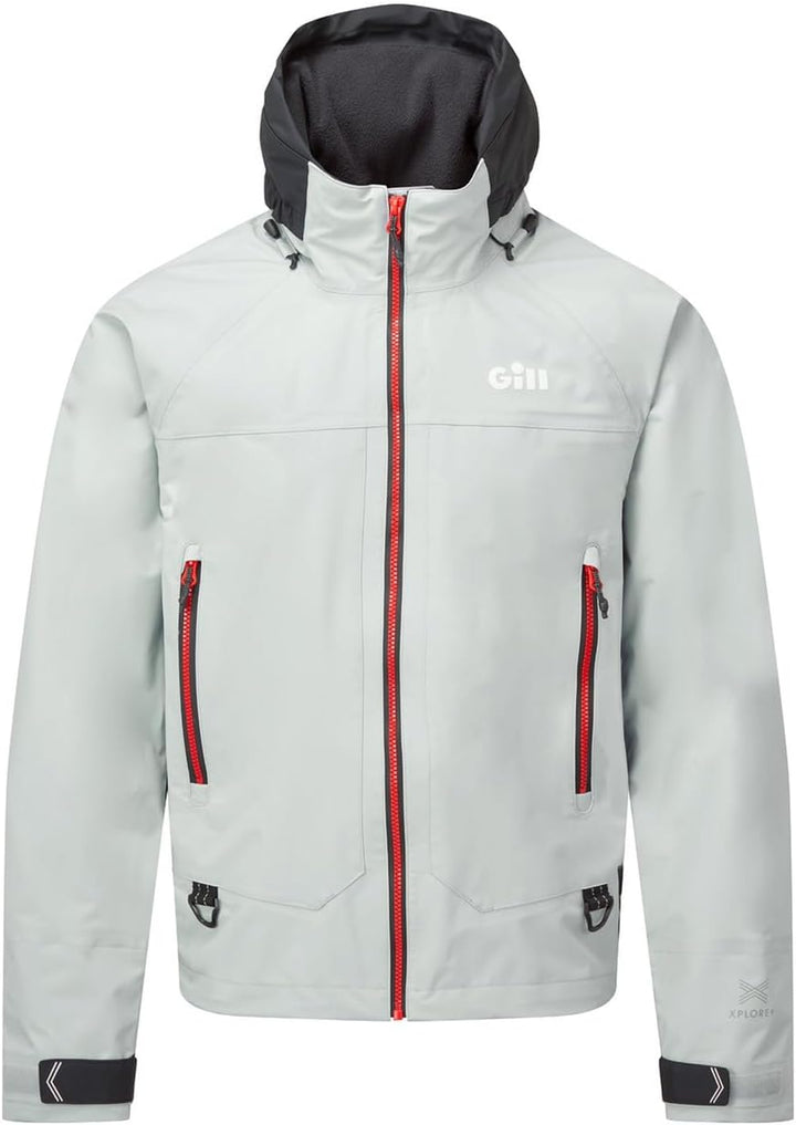 Gill 2023 Verso Inshore/Powerboat Jacket - Light Grey XS Grau, XS Grau