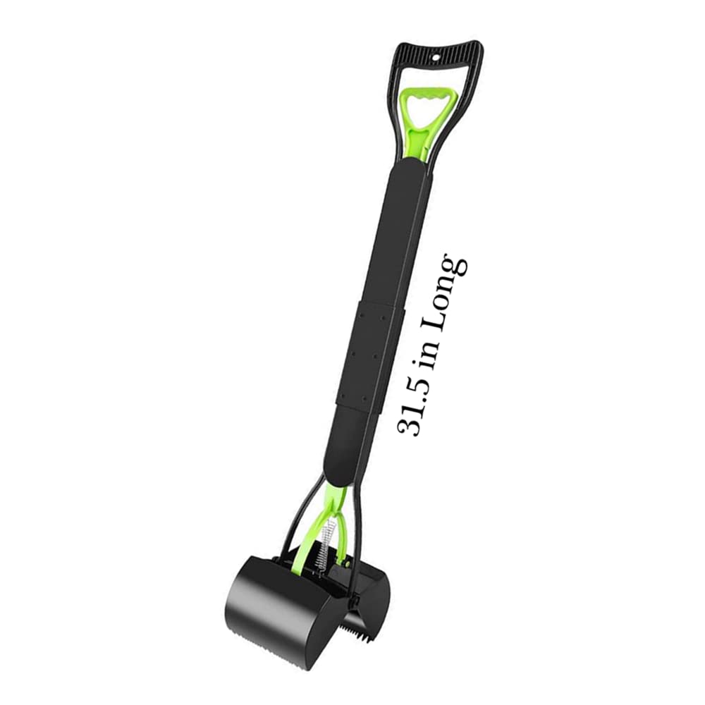 Hundekotschaufel, 80 cm langer Griff, zum Spazierengehen, Greifer für mittelgrosse und grosse Hunde,