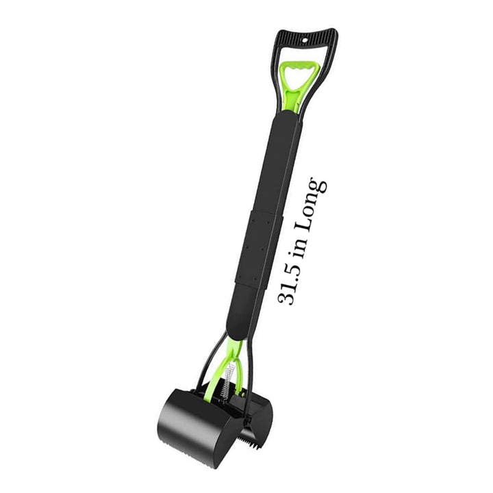 Hundekotschaufel, 80 cm langer Griff, zum Spazierengehen, Greifer für mittelgrosse und grosse Hunde,