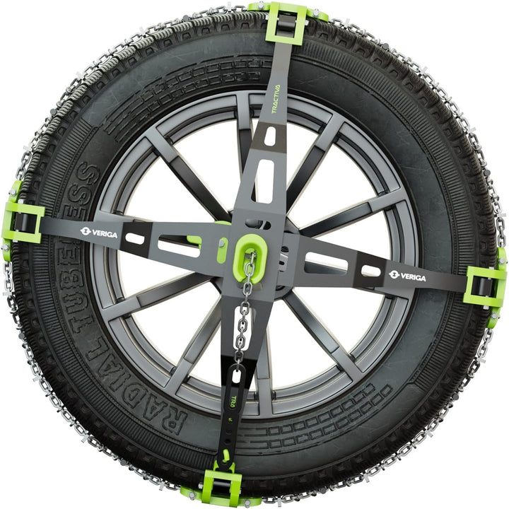 Veriga T-S30 TRACTIVA SPORT Laufflächen Schneeketten Satz (1 Paar= 2 Stück) automatische Spannung &