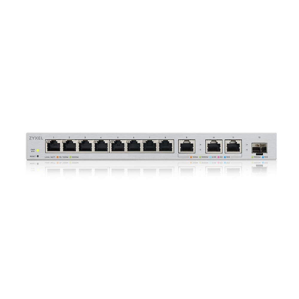 Zyxel XGS1250-12 Managed 10G Ethernet (100/1000/10000) Grey One size