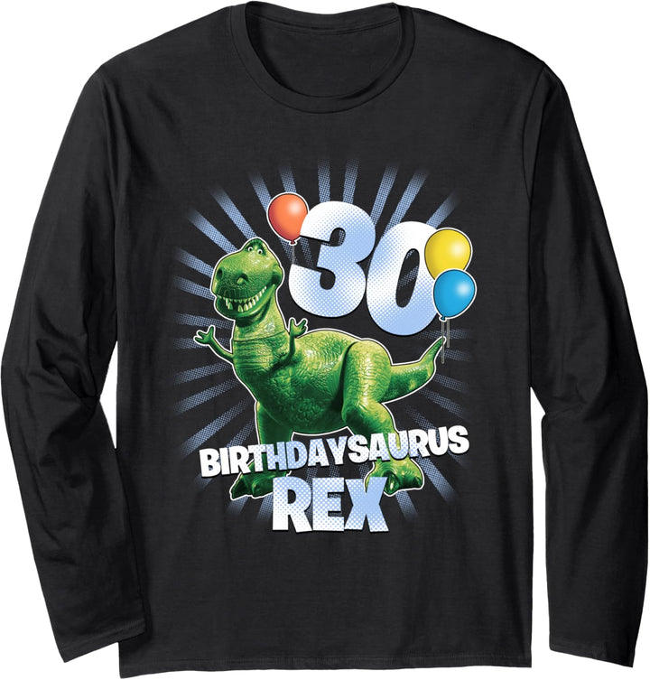 Disney Pixar Toy Story Birthdaysaurus Rex 30th Birthday Langarmshirt