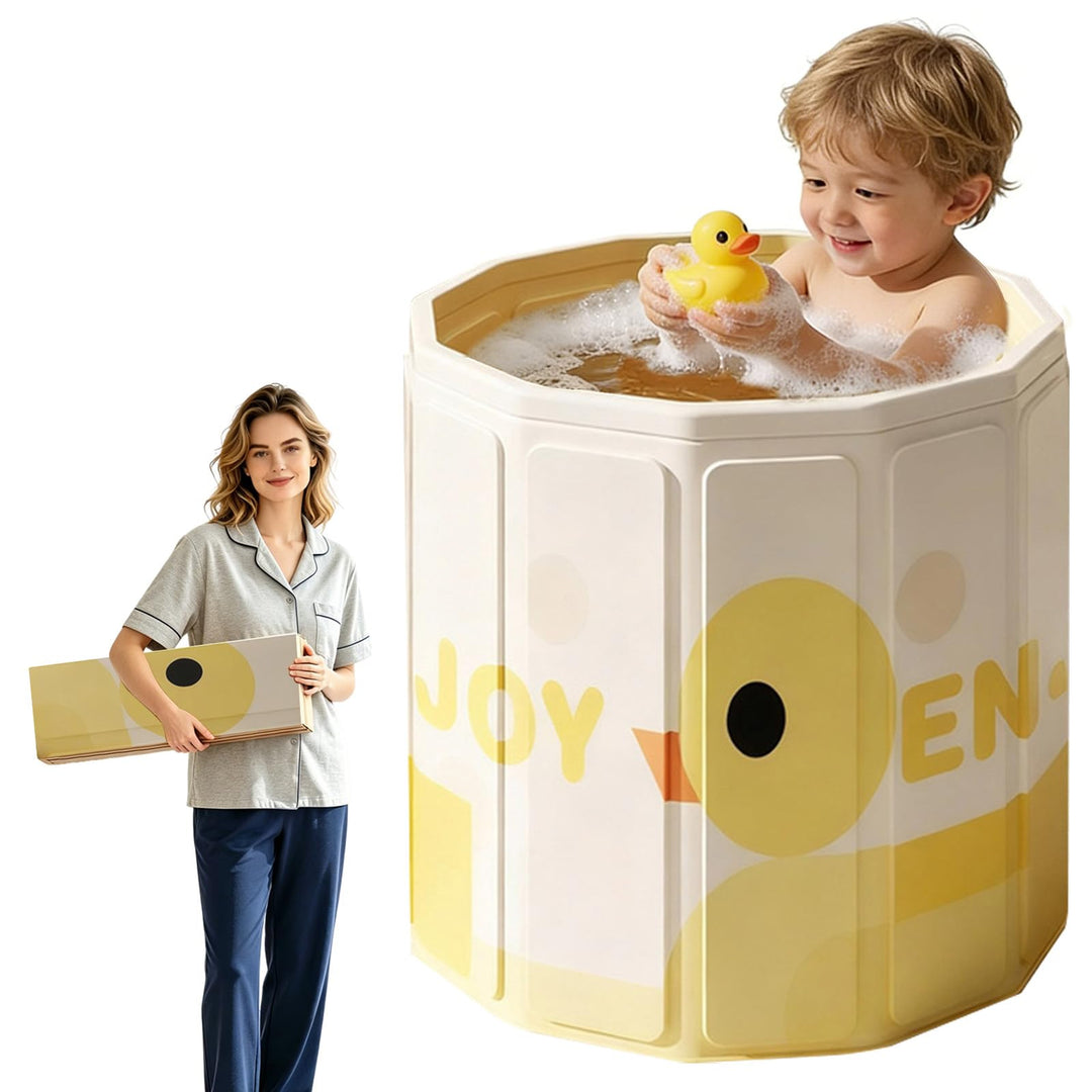 Faltbare badewanne Kinder, tragbare Badewanne, grosse Kleinkinderbadewanne für Baby von 0-5 Jahren,