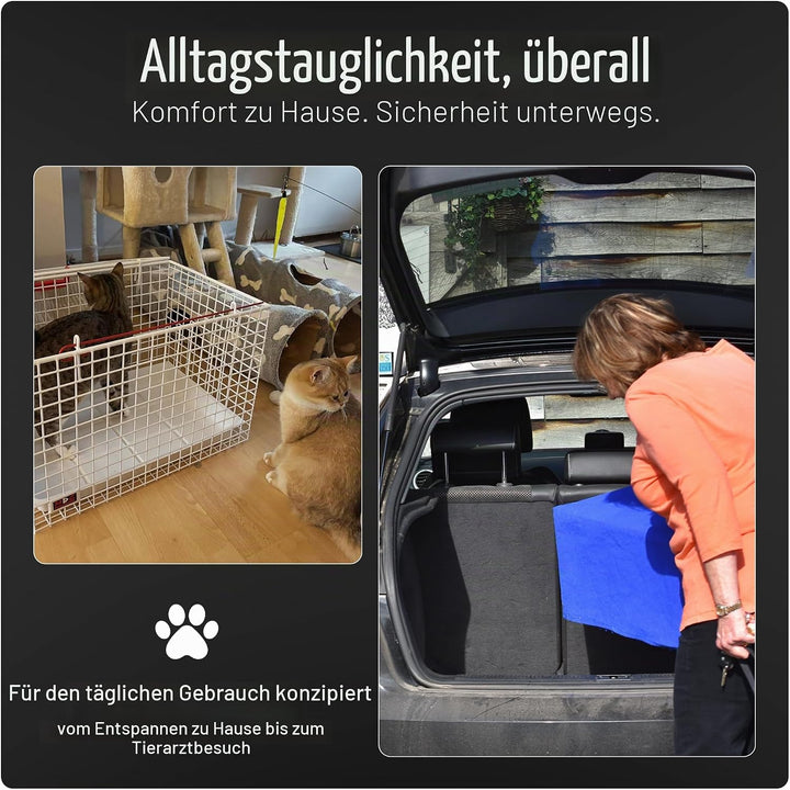 MDC P236-350 Cat Carrying Basket White Katzenkorbträger Weiss, Weiss