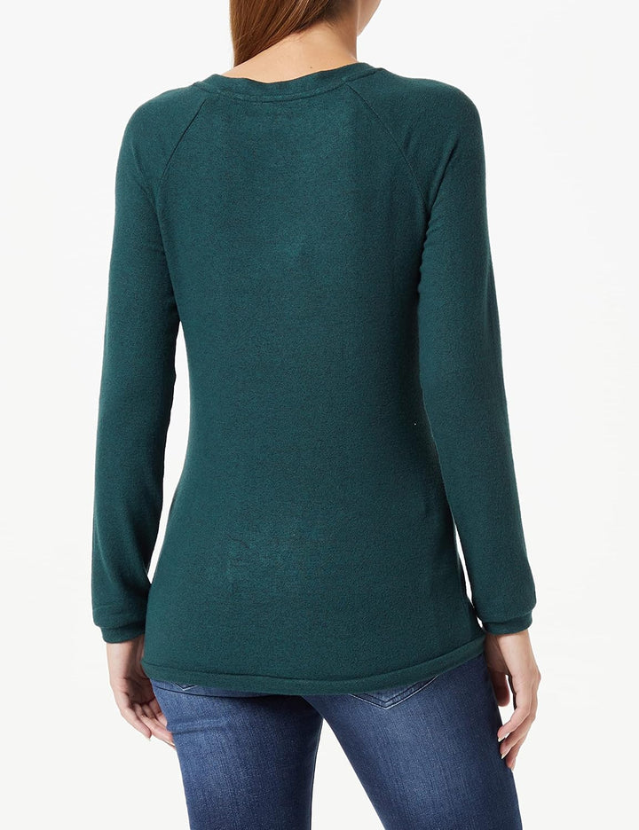 Noppies Damen Top Pineville Nursing Long Sleeve T Shirt, Green Gables - P982, 44 EU