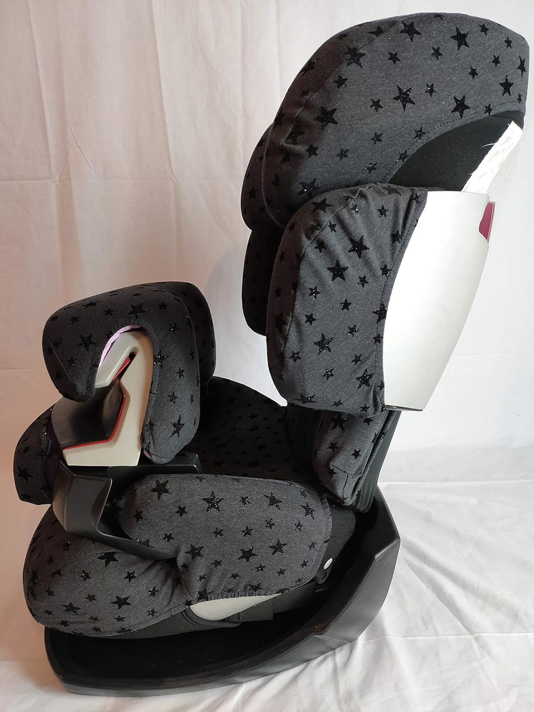 MOON-BEBE Schutzhülle für Cybex Pallas, Silver Pallas Fix und Pallas 2 Fix Nergo (black stars)