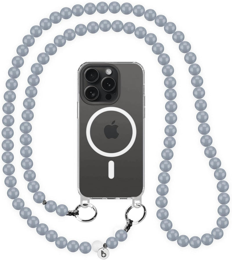 beadstars Perlen Handykette Universal zum Umhängen inkl. Patch und Geschenkbox, handgefertigt in Deu