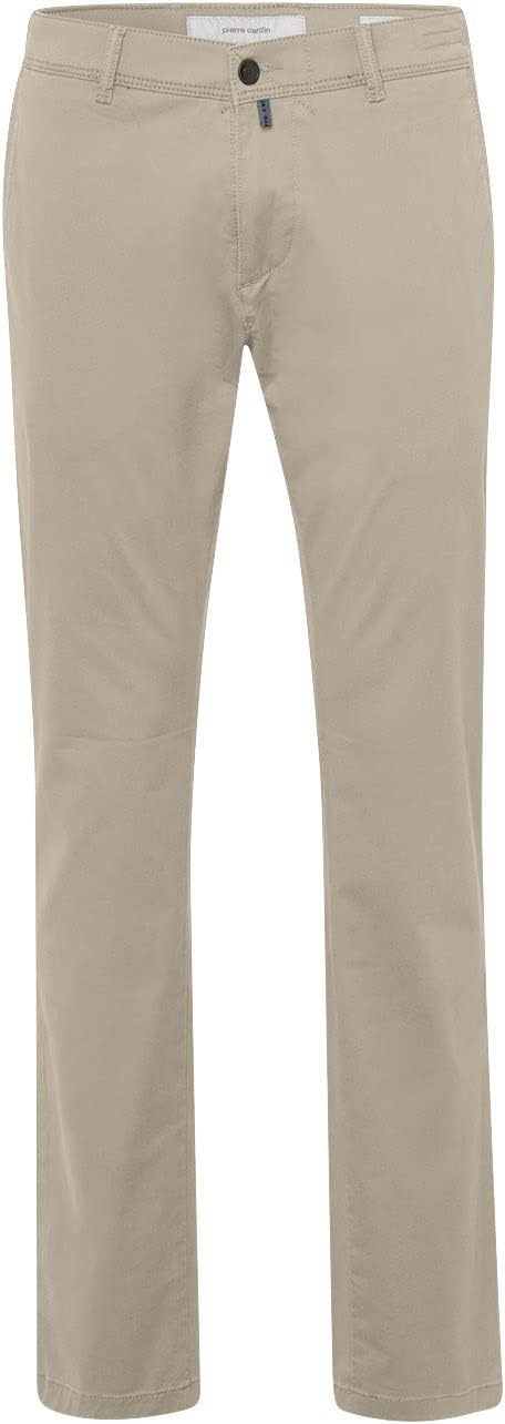 Pierre Cardin Herren Chino Antibes | Männer Hose | Slim Fit 30W / 30L Vintage Khaki 4017 1112, 30W /