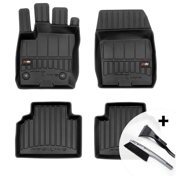 moto-MOLTICO 3D Gummimatten Auto Fussmatten Gummi Automatten 4-teilig Set - passend für Ford Tourneo