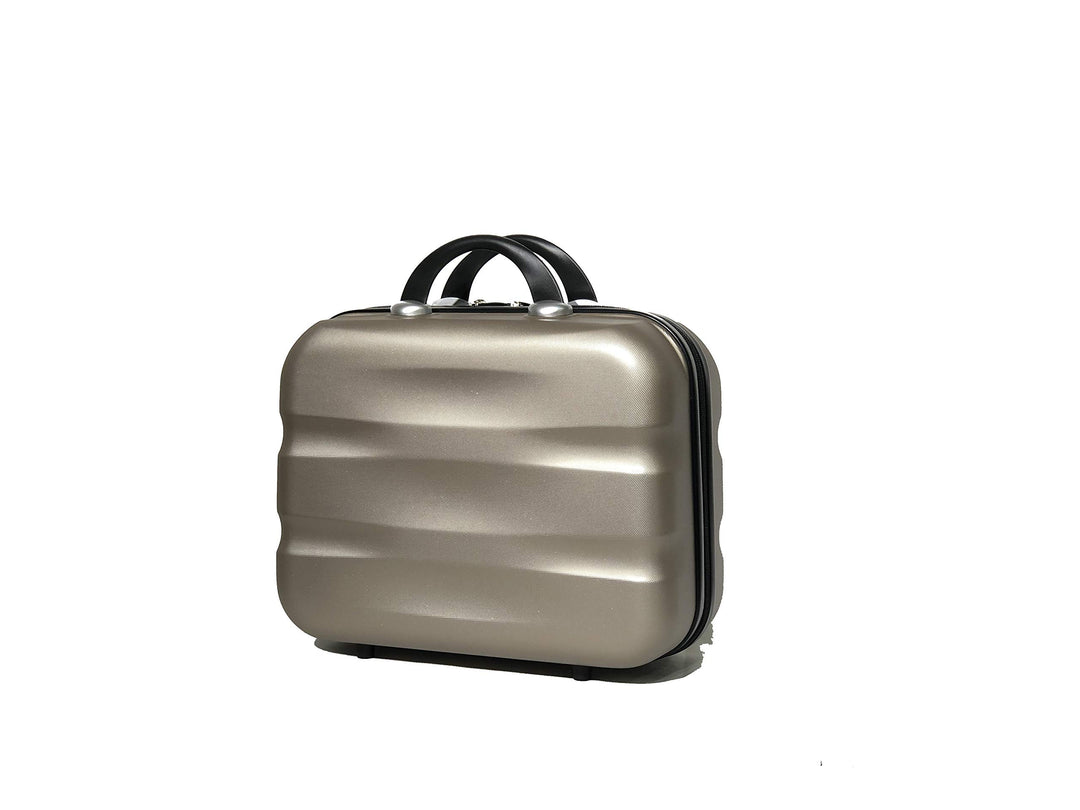 Kabine/Mittelgrosser Koffer mit oder ohne Vanity, Champagner (5806), Vanity 17 Pouces