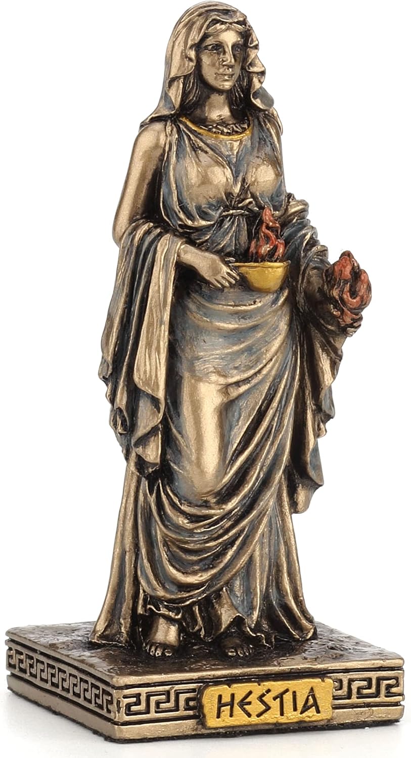 Veronese Design Griechische Götter Miniaturfigur (Hestia, Bronze) Hestia Bronze, Hestia Bronze