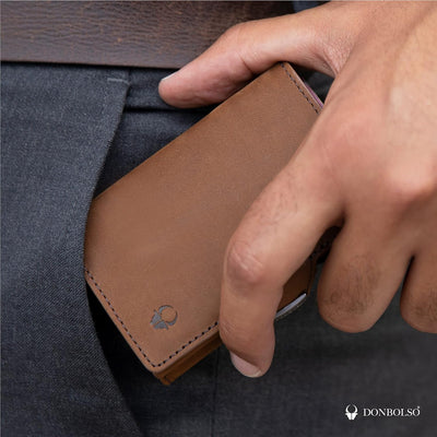 DONBOLSO NextGen Slim Portemonnaie Brieftasche - Minimal Wallet - Münzfach, RFID-Schutz, bis 11 Kart