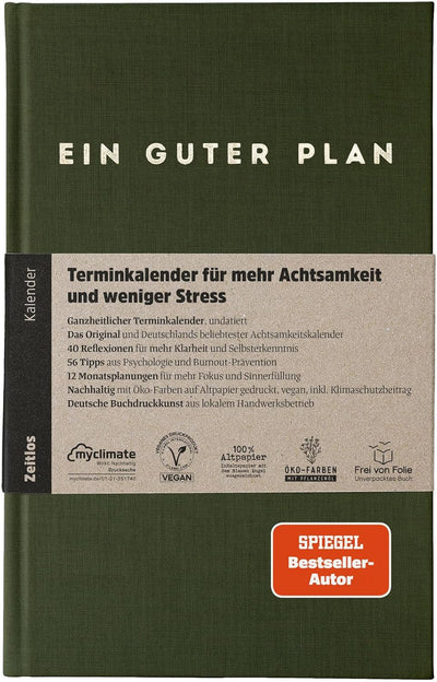Ein guter Plan Zeitlos – Ganzheitlicher Terminkalender für mehr Achtsamkeit und weniger Stress – Und
