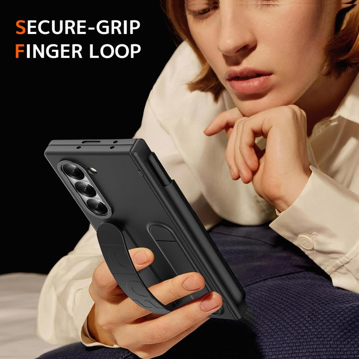 NINKI für Samsung Galaxy Z Fold 5 Hülle mit Armband Samsung Fold 5 hülle mit Displayschutz Galaxy z