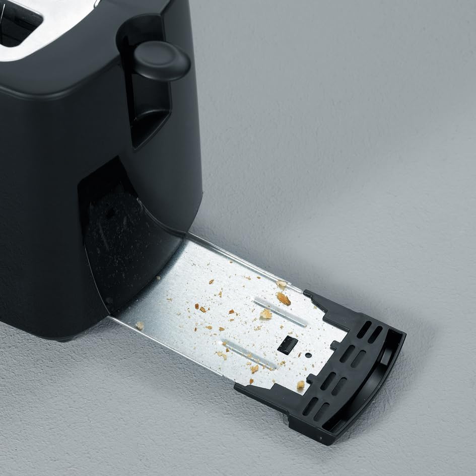 SEVERIN Automatik-Toaster, Toaster mit Brötchenaufsatz, hochwertiger Toaster mit Krümelschublade und