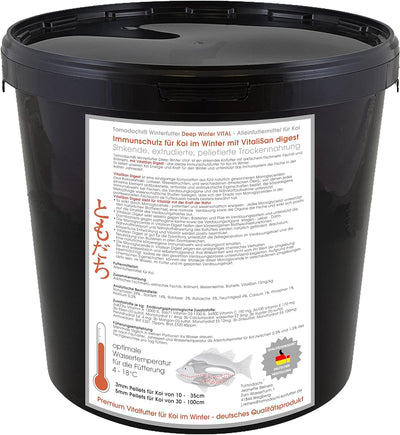 Winterfutter Koi Tosai Koifutter antibakteriell Monoglyceride Sinkfutter Koi Gesundheitsfutter für d