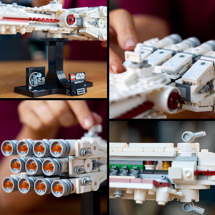 LEGO Star Wars: Tantive IV, Modell eines Sternenschiffs aus Star Wars: Eine Neue Hoffnung zum Bauen