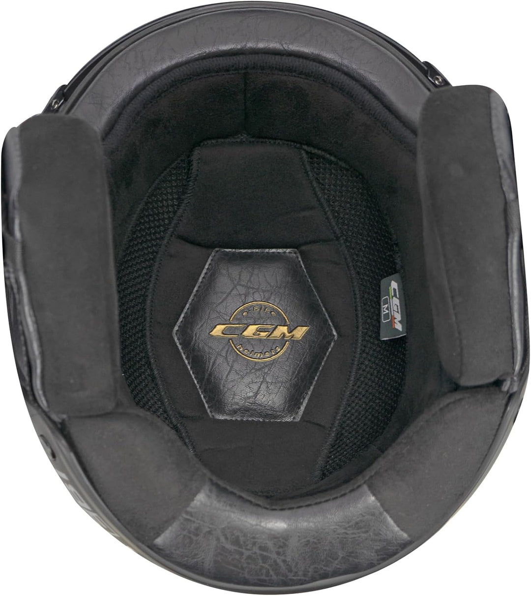 CGM Unisex – Erwachsene EBI skihelm, Schwarz Grau Matt, L (59cm)