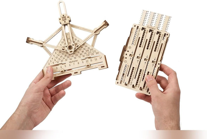 UGEARS STEM Lab 3D Puzzle - Arithmetik-Kit STEM Set - Modellbausatz aus Holz - STEM Spielzeug mit Ap