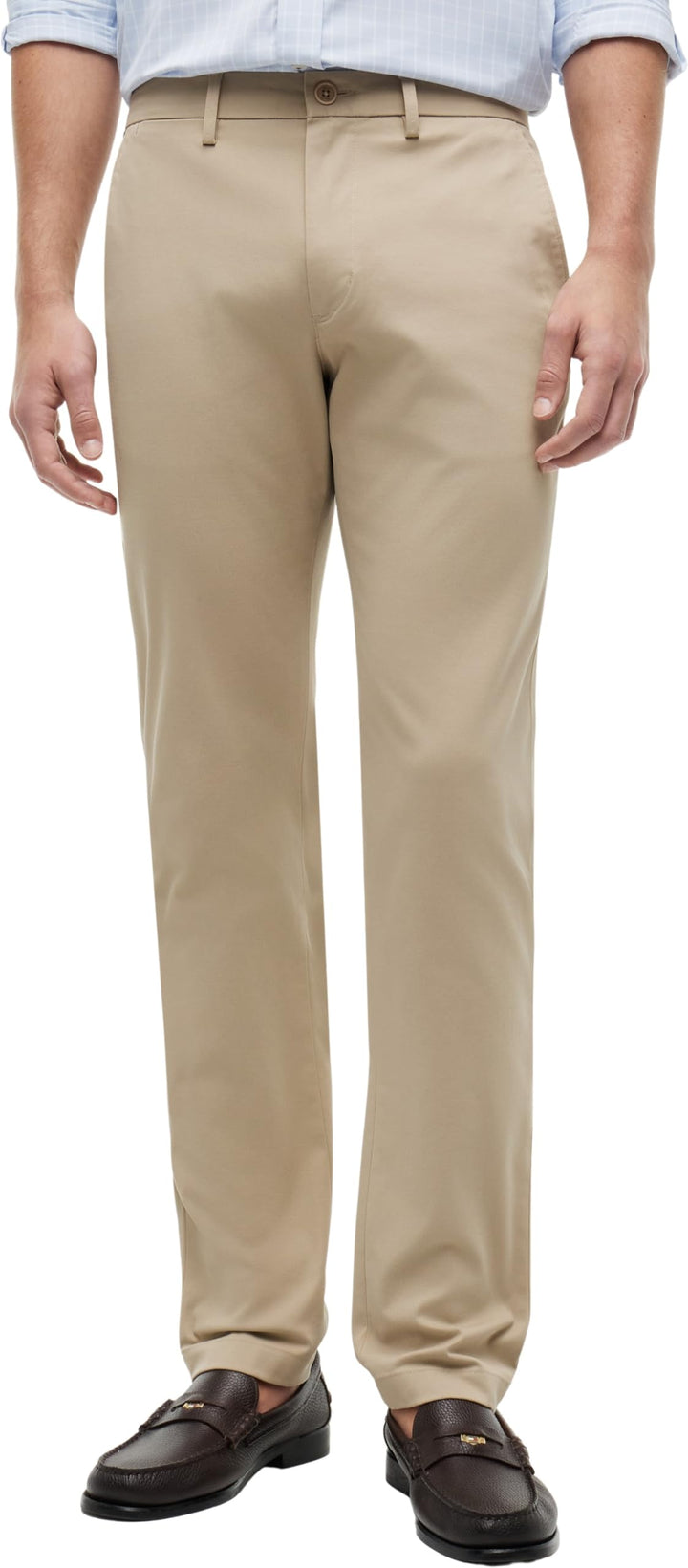 Tommy Hilfiger Herren Hose Core Bleecker 1985 Pima Cotton Chino 28W / 30L Beige (Batique Khaki), 28W