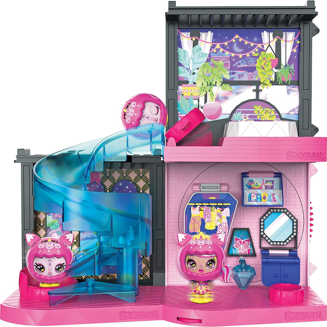 Zoobles Magic Mansion Transforming Playset with Exclusive Z-Girl Collectible Figure, Kids Toys for G