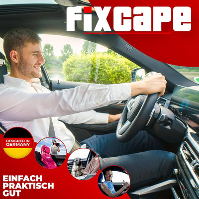 fixcape - praktische Autositzbezüge universal als Überwurf aus Baumwolle, Autositzbezug Schonbezug S