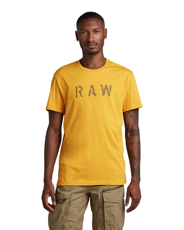 G-STAR RAW Herren Raw T-Shirts XS Gelb (Dull Yellow D22776-c506-1213), XS Gelb (Dull Yellow D22776-c
