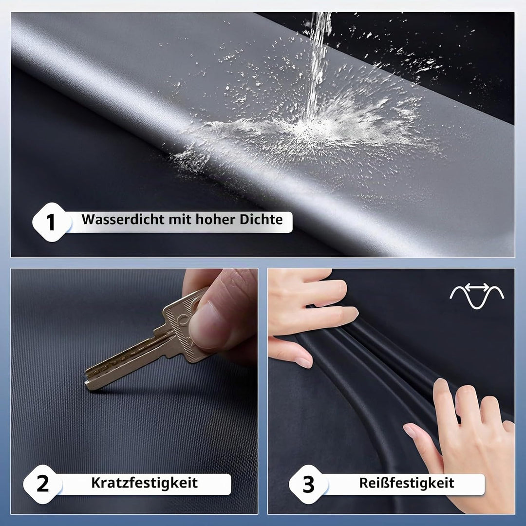 Gunhyi Autoabdeckung Wasserdicht und Atmungsaktiv, Vollgarage Autoplane zum Schutz Vor Regen, Schnee