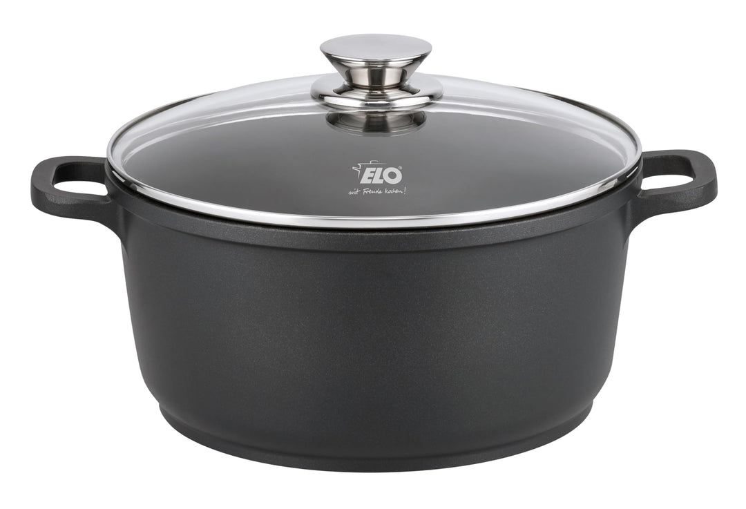 ELO Kochtopf ALUCAST D 24 cm grau Topf Universaltopf Suppentopf Bratentopf