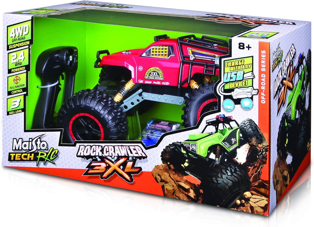 Maisto 581157 - R/C Rock Crawler 3XL 39cm, RTR 2, 4 GHz USB, Auto- und Verkehrsmodelle