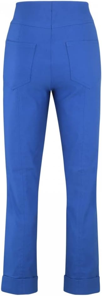 Stehmann Igor-680, Sportive 7/8 Damenhose mit Gesaesstaschen 34 Vetiver, 34 Vetiver