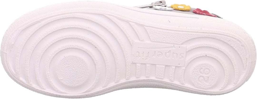 Superfit Mädchen Tensy Sneaker 29 EU Hellgrau 2500, 29 EU Hellgrau 2500