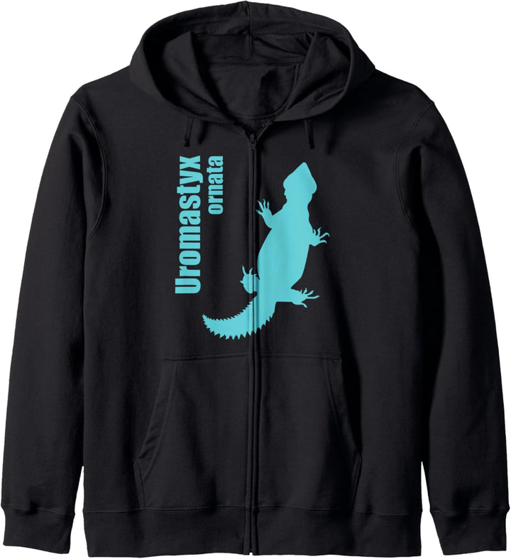Dornschwanzagame Reptil Echse Uromastyx Haustier Geschenk Kapuzenjacke