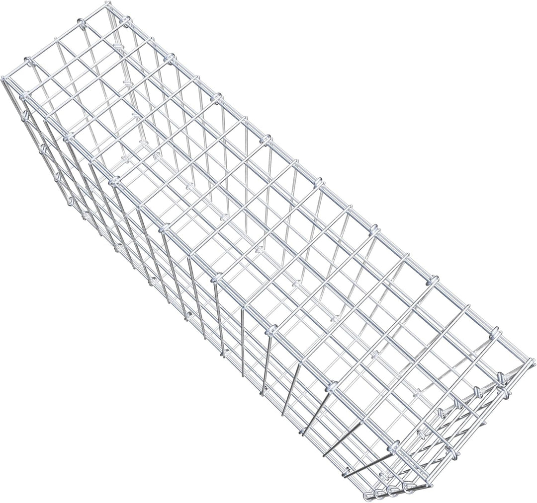 GABIONA - Gabione LxHxT: 80 x 40 x 20 cm - Gabionenmauer für Steine ab 45mm Körnung - Maschenweite 5