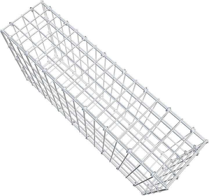 GABIONA - Gabione LxHxT: 80 x 40 x 20 cm - Gabionenmauer für Steine ab 45mm Körnung - Maschenweite 5