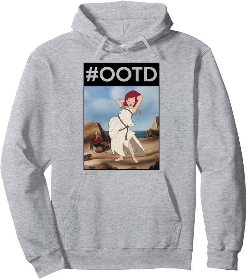 Disney The Little Mermaid Ariel Outfit Of The Day Poster Pullover Hoodie