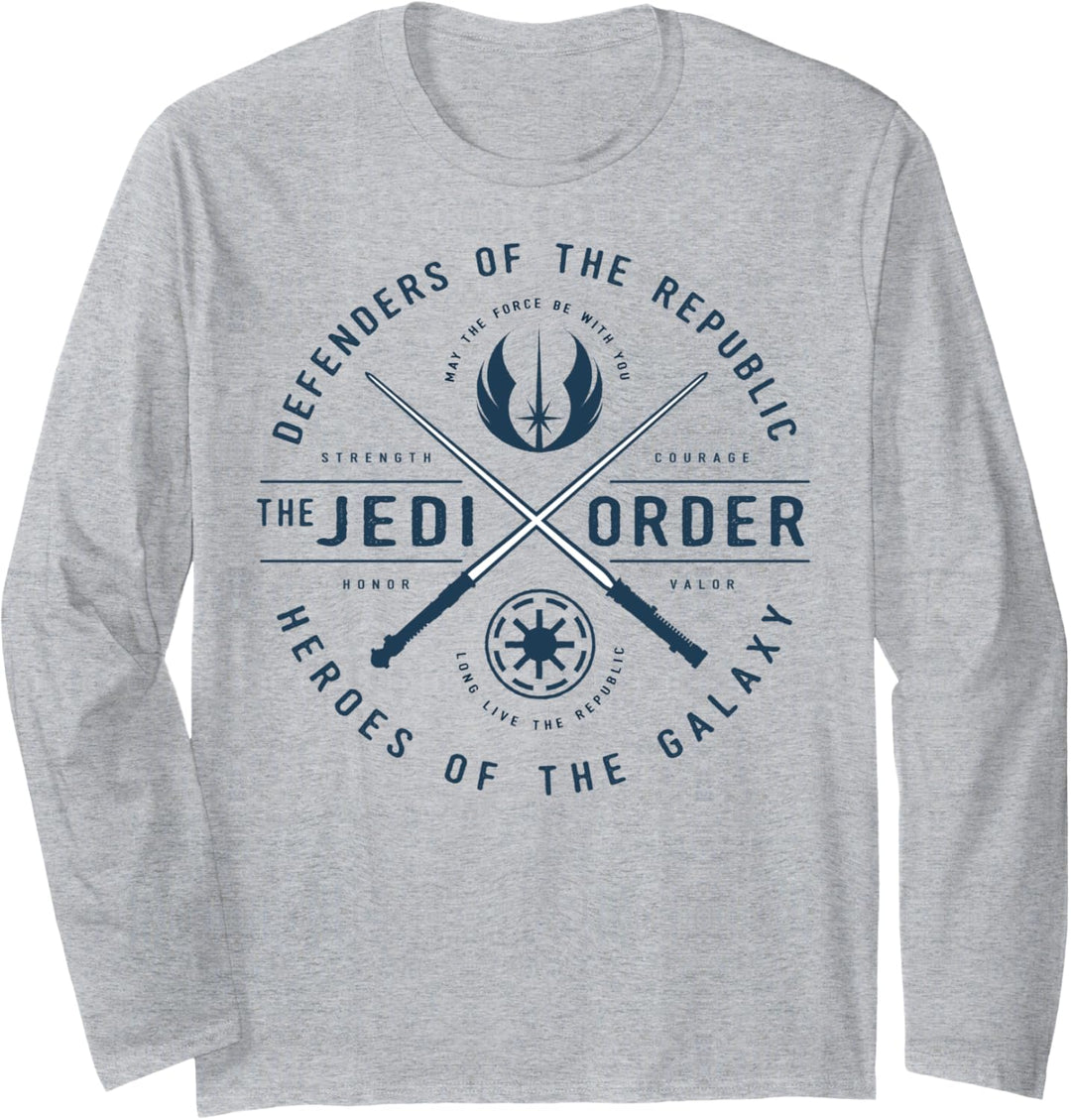 Star Wars Sabers Emblem Langarmshirt