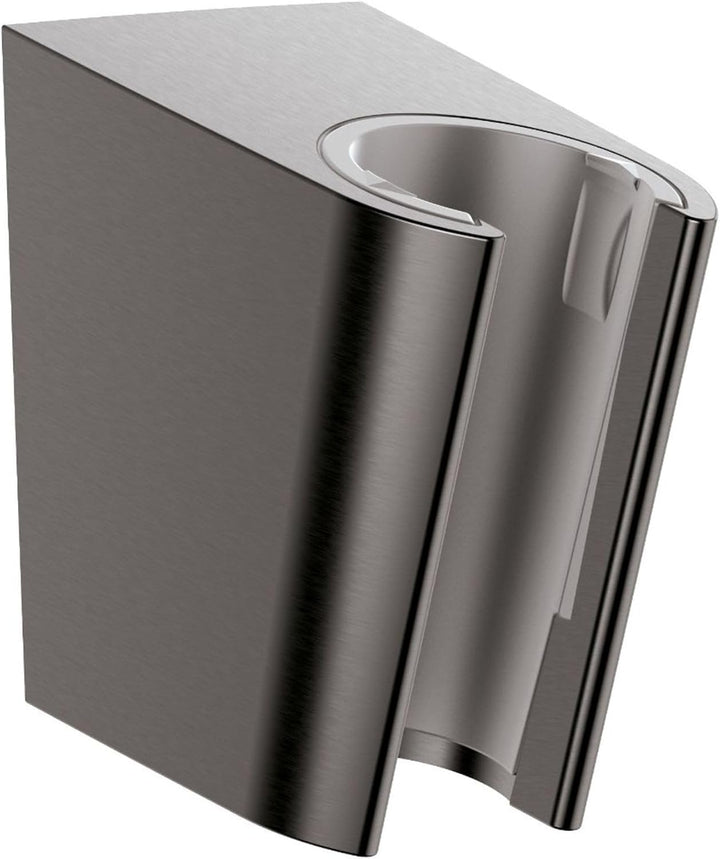 hansgrohe Duschkopfhalterung Porter S, Brausehalter, Brushed Black Chrome, Brushed Black Chrome