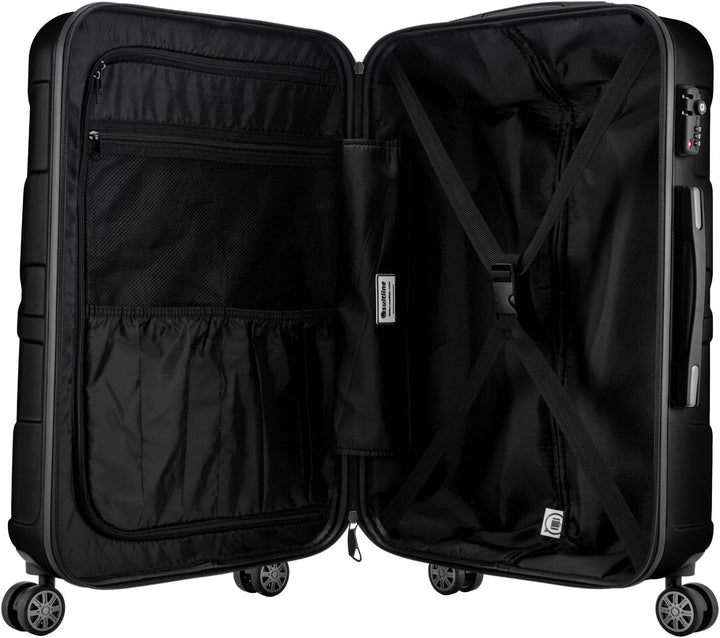 suitline Handgepäck Hartschalen-Koffer Koffer Trolley Rollkoffer Reisekoffer, TSA, 55 cm, ca. 34 Lit