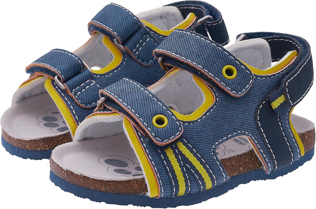 Chicco, Sandalen für Mädchen und Jungen, mit praktischem Dreifachverschluss, ideal für Strand und Sc