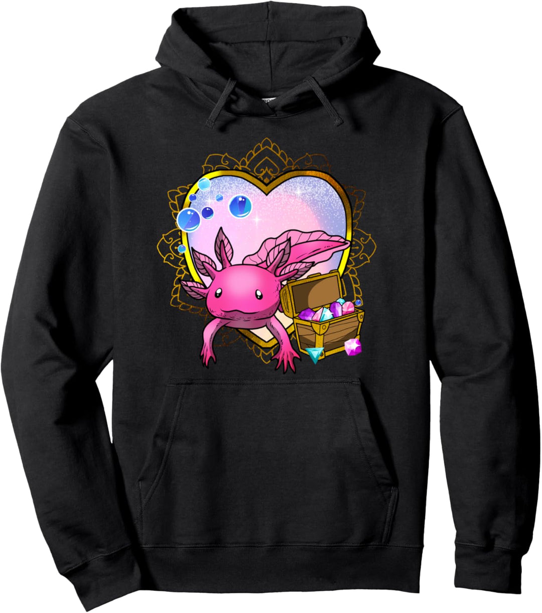 Axolotl Salamander Lurch Molch Amphibie - Schatz Axolotl Pullover Hoodie