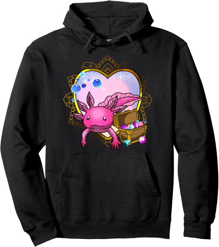 Axolotl Salamander Lurch Molch Amphibie - Schatz Axolotl Pullover Hoodie