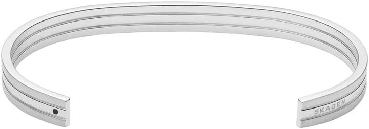 Skagen Armband Für Männer, Länge: 185mm, Breite: 6.3mm Silbernes Edelstahlarmband, SKJM0214040