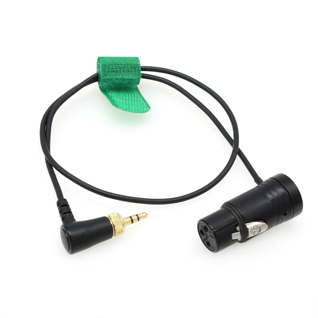 HangTon Mikrofon-Sender-Audiokabel für Sennheiser SK 500 G4 Sony UWP D11 D21, Low-Profile-XLR-Buchse