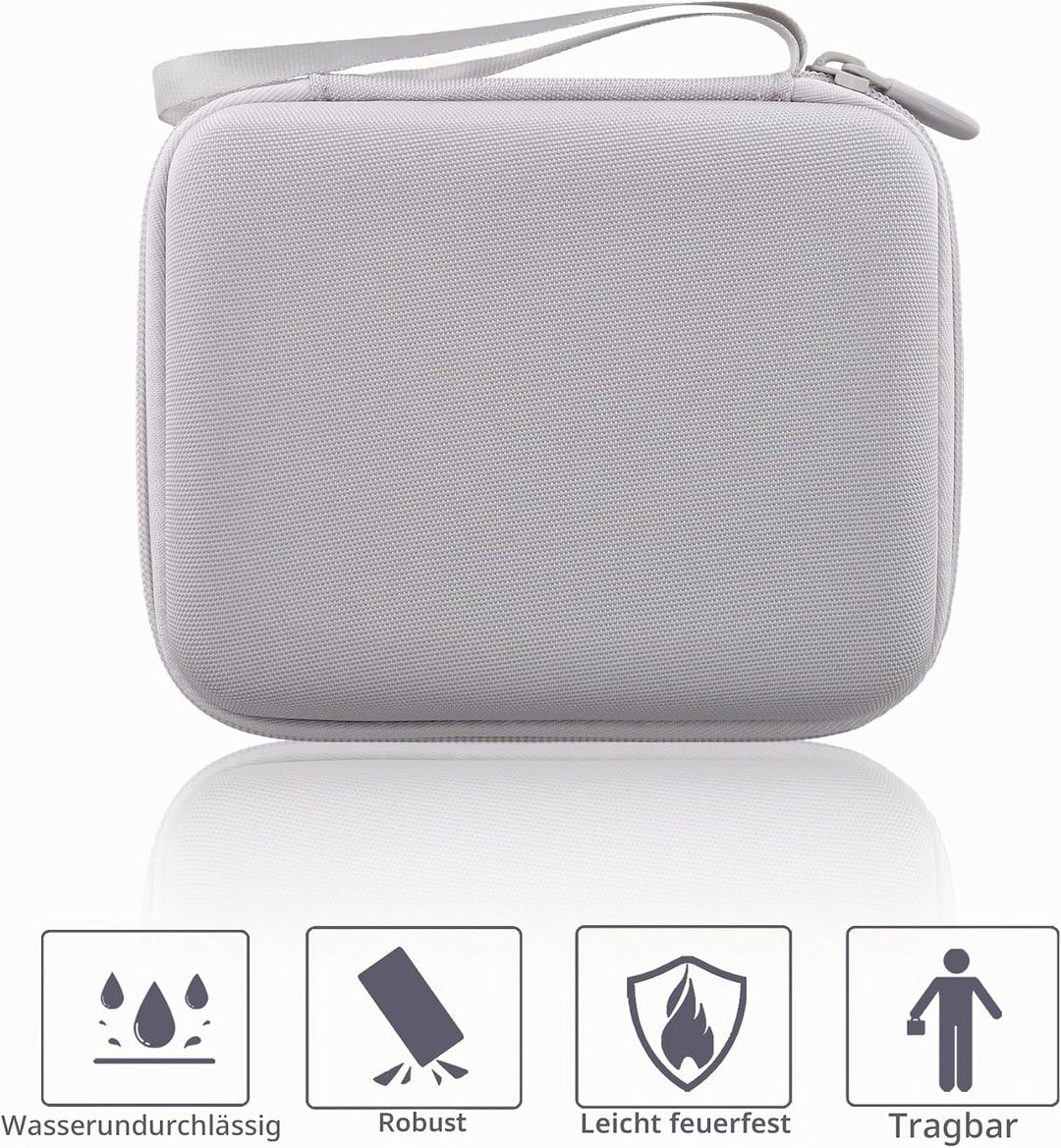 Khanka Hülle für Nelko Fotodrucker PP01 Farbe Tragbarer Mini Fotodrucker, Tragetasche mit Netzfach f