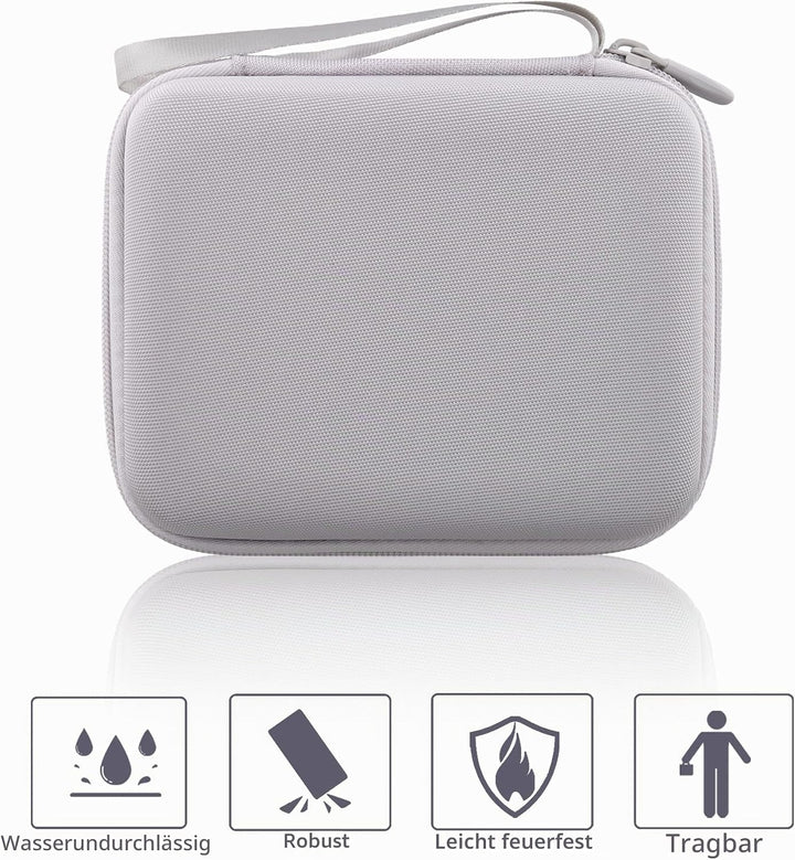 Khanka Hülle für Nelko Fotodrucker PP01 Farbe Tragbarer Mini Fotodrucker, Tragetasche mit Netzfach f