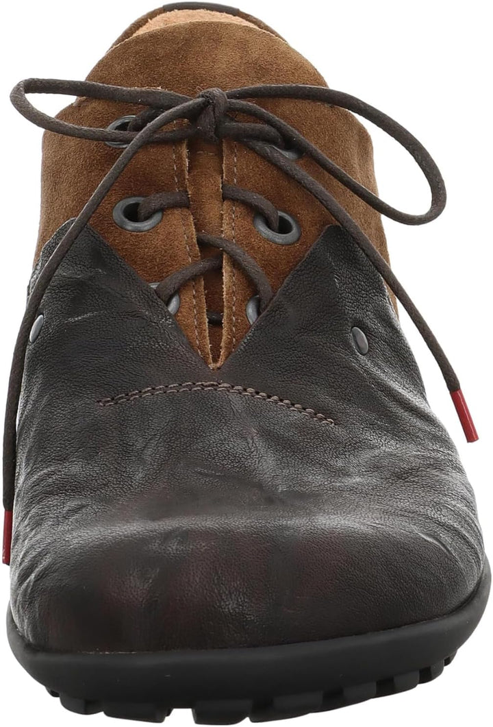 Think! Herren Kong Nachhaltige, Leder Gefütterte Schnürhalbschuhe 40 EU 3010 Espresso Kombi, 40 EU 3